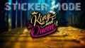 Sticker For Bike | KING and Queen | Best Quality  Sticker For Bike Decal  And Decoration ( Sticker_Mode ). 