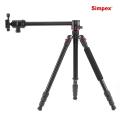 Simpex Professional Aluminium Tripod 540-TM Tripod Cum Monopod with Multipurpose Head for Low Level Shooting, Panning for All DSLR Camera. 