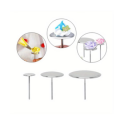 1 Piece Stainless Steel Rose Stand for Cake Decoration.
