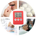 Cooking Timer LCD Digital Screen Clock Kitchen Countdown Timer Mechanical Digital Home Kitchen Square Cooking Countdown Alarm.