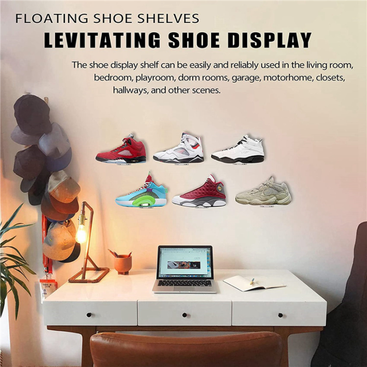 12%20Pack%20Acrylic%20Floating%20Sneaker%20Shelves%20Clear%20Shoe%20Display%20Stand%20Room%20Decor%20for%20Display%20Collectible%20Shoe&Sneaker%20-%20Image%204