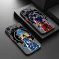 D-Dragon Ball Cool Goku Phone Case For iPhone 15 14 13 12 11 Pro Max mini XS XR X 8 Plus SE Frosted Translucent Cover.