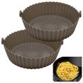 Air Fryer Silicone Pot, Silicone Liner, Air Fryers Oven Accessories. 