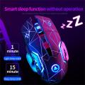 Wireless Gaming Mouse 2.4G USB 1600DPI LED Backlit Rechargeable Adjustable Gamer Silent Mouse Gamer Mute Mice for PC Laptop.