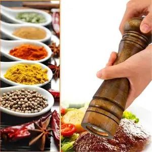 Wood Pepper and Salt Grinder -(Wooden)