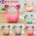 1 pc Women Girls Winter Warm Earmuffs Cat Ears Cat Ear Ear Warmers Outdoor Earmuff Sequin Earmuffs Fluffy Earflap Headband.