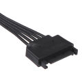 30CM SATA 15pin male to female power cable hdd ssd power supply cable computer connections 18AWG pure copper tinned wire. 