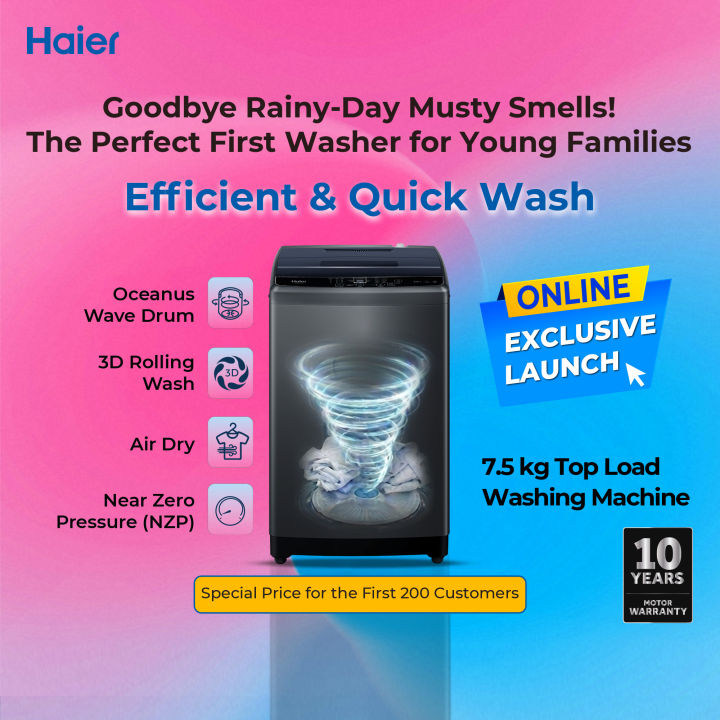 Haier%207.5kg%20Top%20Load%20Automatic%20Washing%20Machine%20%7C%20Air%20Dry%20%7C%203D%20Rolling%20Wash%20%7C10%20Years%20Motor%20Warranty%20%7C%20Free%20delivery%20&%20Installation%20(HWM75-ABFIS6)%20-%20Image%202