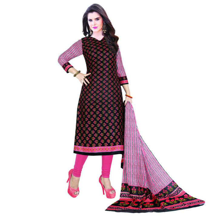 Orbit Rajpori Cotton Unstitch Salwar Kameez Dupatta - 3 Piece