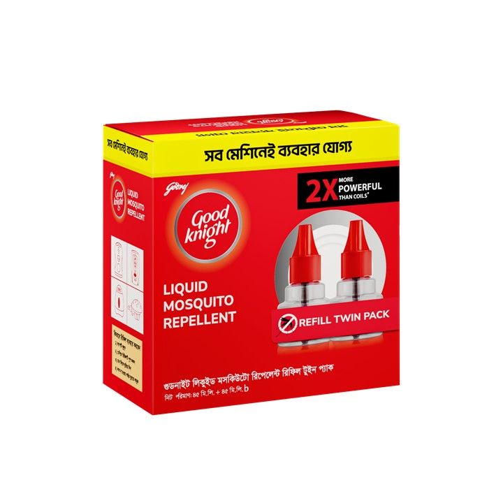 GoodKnight Liquid Mosquito Repellent Refill Twin Pack 45ml