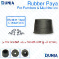 Rubber Feet for furniture and machines Black under equipment.