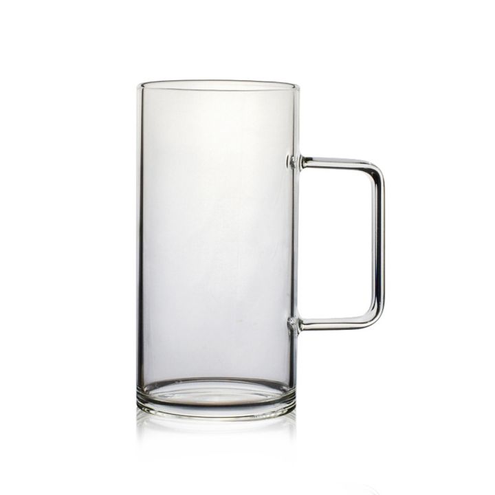 700ml Coffee Mug Handmade Heat Resistance Clear Glass Coffee Mug Tea Milk Juice Cup Water Drinking Mug Office Drinkware