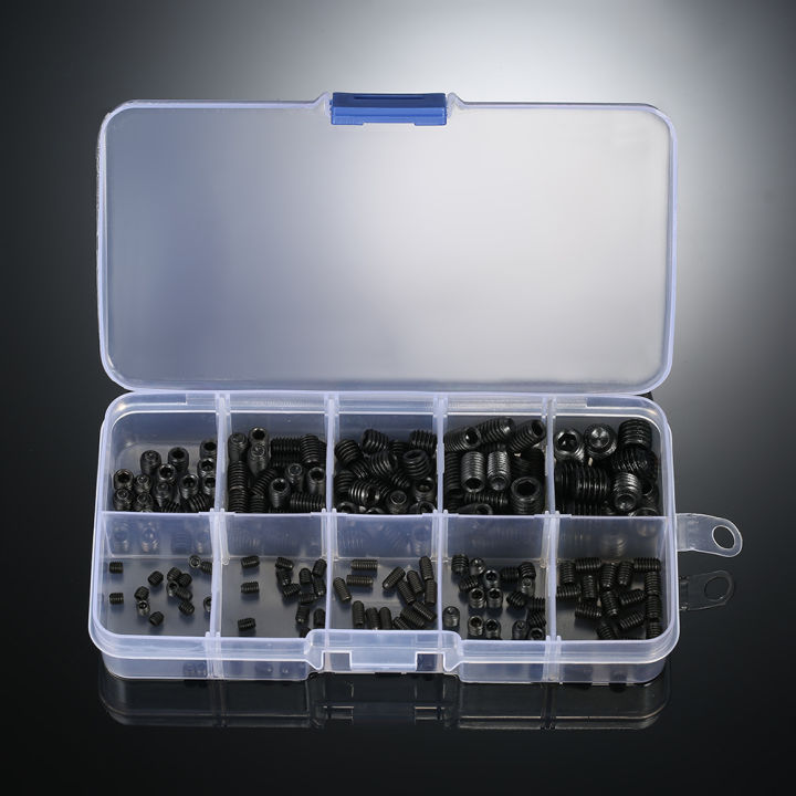 200pcs%20Black%20Allen%20Head%20Socket%20Internal%20Hex%20Set%20Grub%20Screw%20Assortment%20Cup%20Point%20Screws%20Kit%20for%20Home%20Use%20-%20Image%207