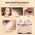 QIBEST Highlighter Makeup Contouring Bronzer For Face Contour Stick Powder Creamy Texture Stick Women Cosmetics Concealers. 