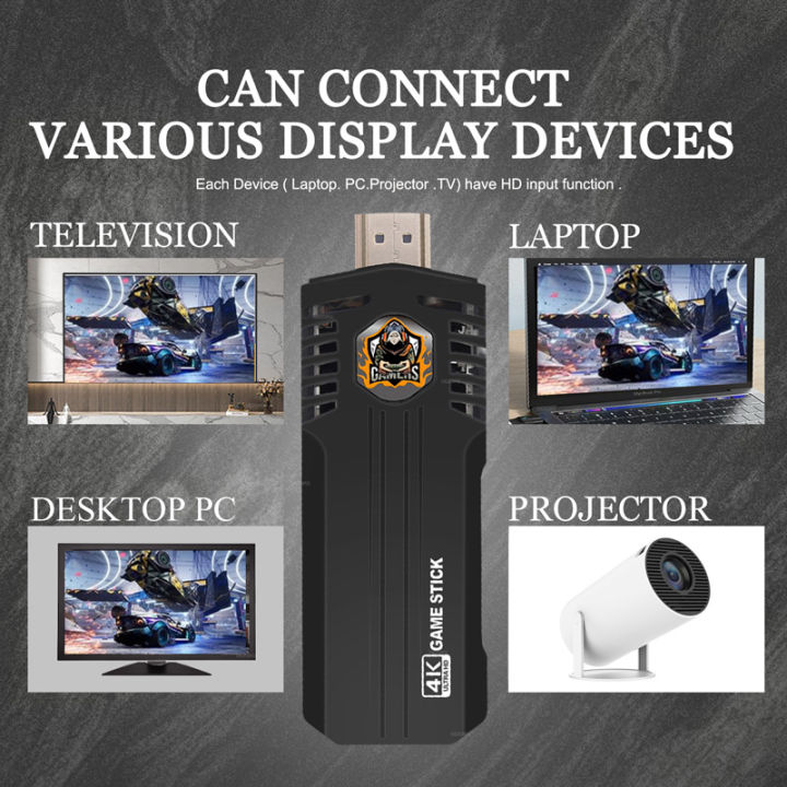 X8%20Pro%20Retro%20Video%20Game%20Console%2064G%2030000+%20Games%20Emuelec%204.5%20Wireless%20Gamepad%2040+%20Emulator%20Game%20Stick%204K%20for%20N64/PSP/SNES%20-%20Image%204