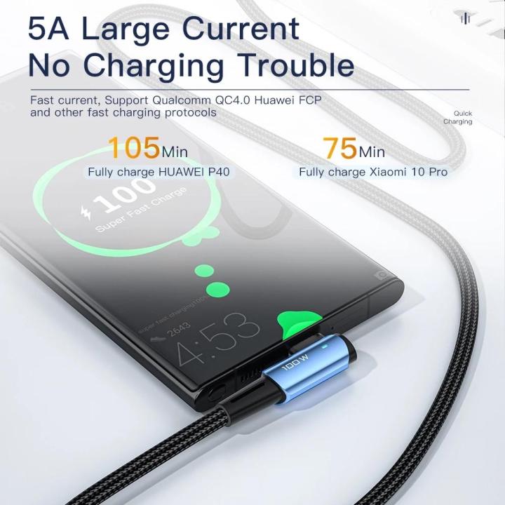 Essager%20PD%20100W%2060W%20USB%20Type%20C%20To%20Type%20C%20Data%20Cable%2090%20Degree%20Angle%20For%20Samsung%20Huawei%20Fast%20Charging%20Type-C%20Date%20Wire%20iPad%20MacBook%20Pro%20-%20Image%203