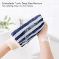1Pc Bathing Scrub Exfoliating Gloves Two Sided For Men and Women Deep Cleansing Bath Towel Skin Friendly Bathroom Accessories. 
