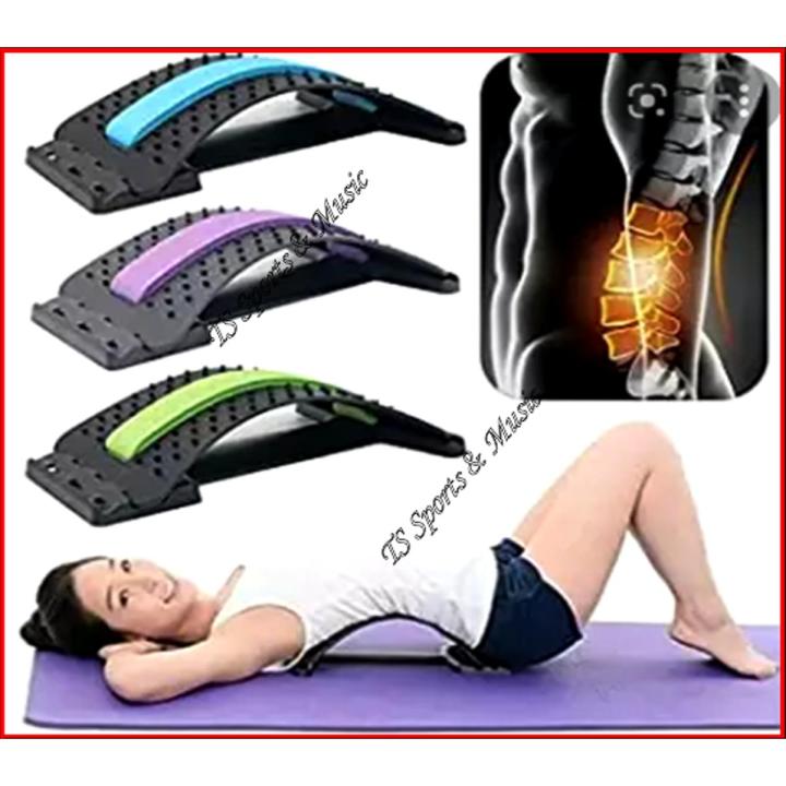 Back Massage Magic Stretcher Fitness Equipment Stretch Relax Mate Stretcher Lumbar Support Spine Pain Relief Chiropractic