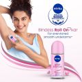 NIVEA Pearl & Beauty Roll-On Deodorant 50ml - Anti-Perspirant with Pearl Extract & Avocado Oil.
