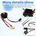 RC 60A ESC Brushed Motor Speed Controller for RC Ship & RC Car ESC,B. 