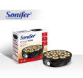 Sonifer SF-6071 hot sale professional kitchen 220v non stick hot plate round automatic electric mini pancake maker. 