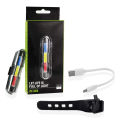 Waterproof Bicycle Tail Light Usb Rechargeable Led Rear Light (Zh-1808) - Ensure Visibility And Safety With This Reliable Cycling Accessory.