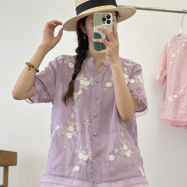 %E3%80%90Recommended%20by%20Chubby%20Girl%E3%80%91New%20Chinese%20Style%20Slimming%20Temperament%20Fashion%20Loose%20Casual%20Summer%20Short%20Sleeve2392-1Small%20shirt%20top%20-%20Image%203