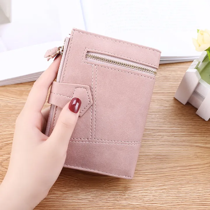 New%20Ladies%20Wallet%20Female%20Short%20Japanese%20and%20Korean%20Version%20Trendy%20Small%20Fresh%20School%20Girls%20Multifunctional%20Folding%20Small%20Purse%20Wallet%20-%20Image%203