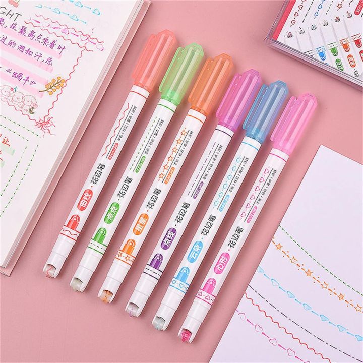 Curve%20Highlighter%20Pen,%20Colored%20Curved%20Pens%20for%20Note%20Taking,Dual%20Tip%20Pens%20with%206%20Different%20Curve%20Shapes%20Fine%20Tips,%20Dual%20Tip%20Pens%20with%20Different%20Curve%20Shapes%20-%20Image%203