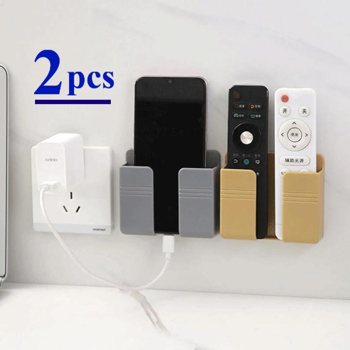 Bundle (2 Pcs) Wall Phone & Holder/Phone Charging & Air Conditioner TV Mobile Stand Rack