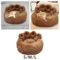 Paw Shape Pet Round Bed Lovely Cat Bed House for Puppy Small Dogs. 