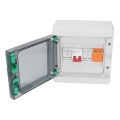 PV Combiner Box, DC500V Short Circuit Protection 2 String Solar Combiner Box Easy Installation Waterproof for Home. 