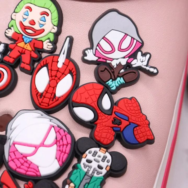 1PCS%20Anime%20Disney%20Series%20Marvel%20Heros%20Avengers%20Spider%20Man%20PVC%20Shoe%20Buckle%20Charms%20Accessories%20DIY%20Shoes%20Decoration%20Clog%20Boys%20Gift%20-%20Image%206