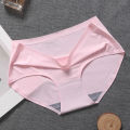 High Premium Ice Silk Panties Ultra-Light Soft Women's Underwear Breathable Briefs Ladies' Comfortable Pants.