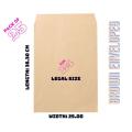 Brown Envelopes (Khaki Kham) Folding Pocket For Invitations Cards, Photos, Letters, Strong Bond Paper, by Better Office Products, Great Option for Mailing, Storage and Organizing, Size B4, Legal (Length 35.30cm X Width 25.00cm), Pack of 25 PCS.