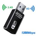 5ghz Wifi Adapter Wi-fi Adapter 5g USB Wifi Card Network Card Dongle Key Antenna Wireless Wi Fi Receiver Ethernet Adapter For PC.