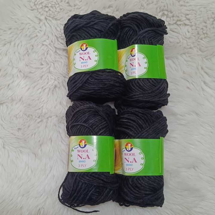 High%20Quality%20Dyed%203%20Ply%20N.A%20Brand%20Yarn%2025g%20%20Yarn%20%204%20Pices%20For%20Crochet%20Weaving%20And%20Knitting%20-%20Image%202