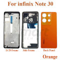 Infinix Note 30 4G X6833B, X6716B Full Body Housing With Camera Glass (LCD Frame, Side/Middle Frame, Back Panel/Backshell).