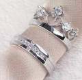 Love Promise Couple Rings Finger Ring Band Jewelry for Men And Women. 
