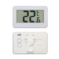 Digital LCD RefrigeratorTher-mometer Fridge FreezerTher-mometer with Adjustable Stand Magnet Frost Alert Home Use. 