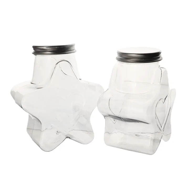 Star%20Shaped%20Doll%20Ornament%20Storage%20Box%20Plastic%20Bottle%20With%20Lids%20Food%20Storage%20Container%20Wide%20Mouth%20Jar%20Reusable%20Cookie%20Container%20-%20Image%204