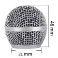 New Ball For Head Mesh Microphone Grille For Shure BETA58a SM58 PG58 PG48 Q7 Replacement Accessories.