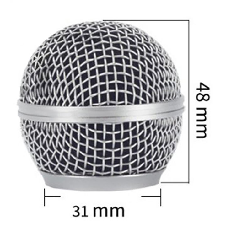 New%20Ball%20For%20Head%20Mesh%20Microphone%20Grille%20For%20Shure%20BETA58a%20SM58%20PG58%20PG48%20Q7%20Replacement%20Accessories%20-%20Image%205