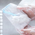 Bathroom Accessories Hangable Soap Storage Net Bags Bath Shower Gel Facial Cleanser Foaming Mesh Bags Body Soap Cleanser Pouch.
