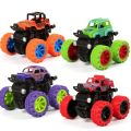 【Happy baby toy store】Toys Four-wheel off-road Vehicle Stunt Dump Cars Inertia Car Boy Toy Bigfoot Car Dinosaur Back Children Toy Gift. 