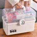 Art Student Storage Box Medicine Box Household Large Capacity Medical Emergency Storage Box Family Pack Suitcase. 
