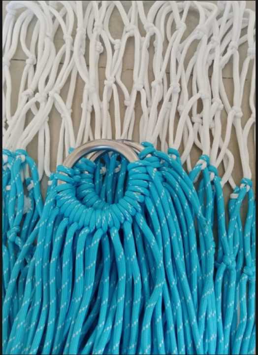 Premium Dolna With SS Rings on both side For All-1Pcs/Hand Made Dulna Adult Rope bed Hanging Dulna Use For All People Large Swing Rope bed Rattan Dulna