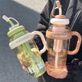 GYM Tumbler Plastic Camping Tea Infuser Bottle Reusable Large Capacity Water Bottle With Lids and Straws 1300ml. 