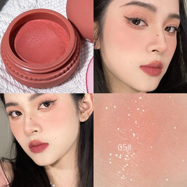 Monochrome%20Blush%20Cream%20Make%20Up%20Lasting%20Easy%20To%20Color%20Blush%20Palette%20Mousse%20Mud%20Matte%20Pink%20Peach%20Cheek%20Rouge%20-%20Image%204