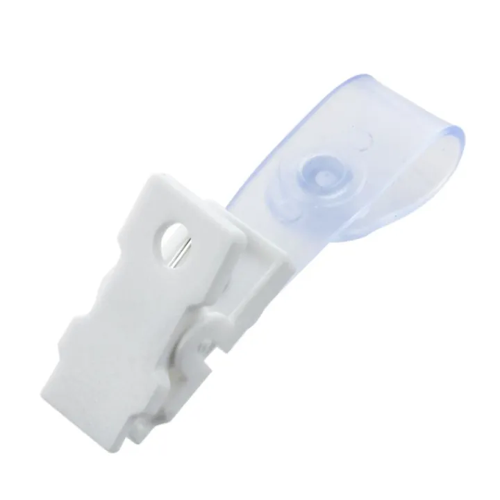 20%20Pcs%20Plastic%20ID%20Card%20Name%20Tag%20Holder%20Badge%20Strap%20Clip%20White%20Clear%20-%20Image%202